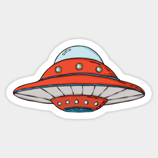 Spaceship Sticker